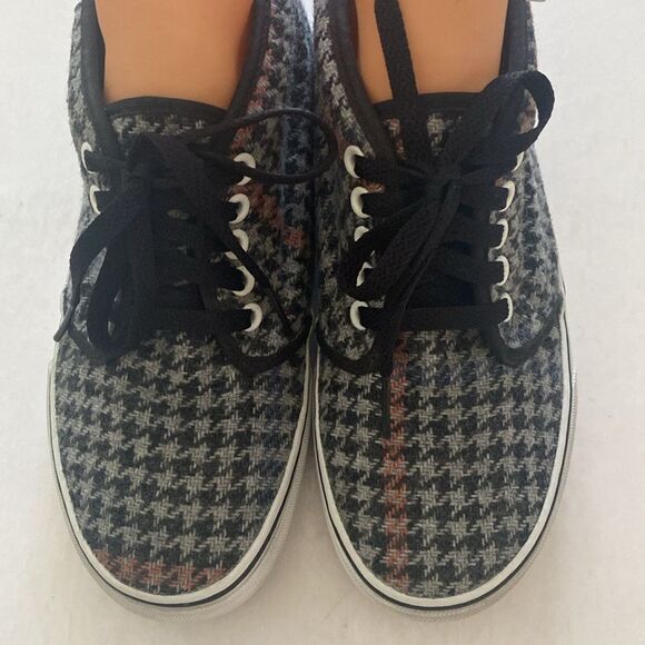 VANS Mid Top / Chukka Houndstooth Wool Sneakers Women’s Size 7.5 - Picture 4 of 10